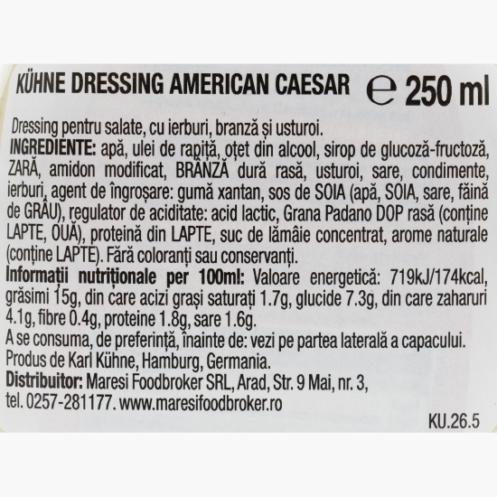 Dressing American Caesar 250ml