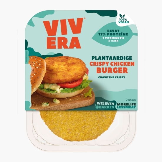 Burger crocant pe bază de plante cu aromă de pui 200g