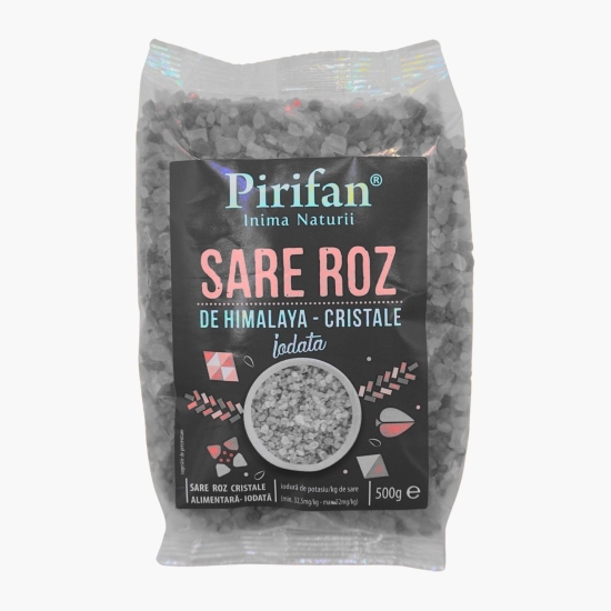 Sare roz de Himalaya cristale iodată 500g