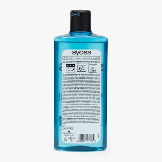 Șampon micelar Pure Volume pentru păr subțire 440ml