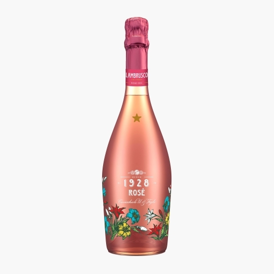 Vin spumant rose demisec Lambrusco, 9.5%, 0.75l