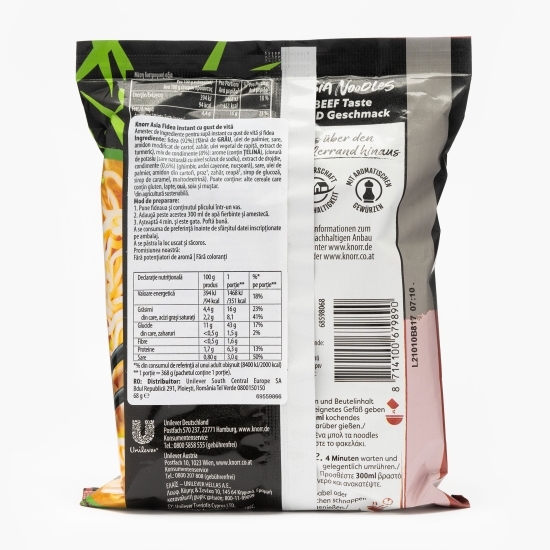 Fidea instant cu gust de vită Asia Noodles 70g