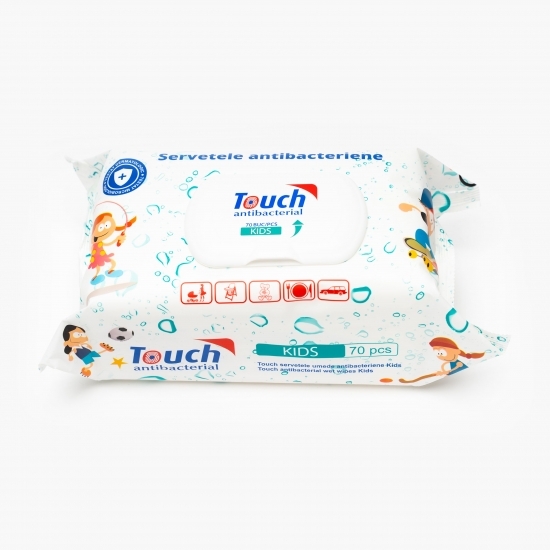 Șervețele umede antibacteriene kids 70 buc