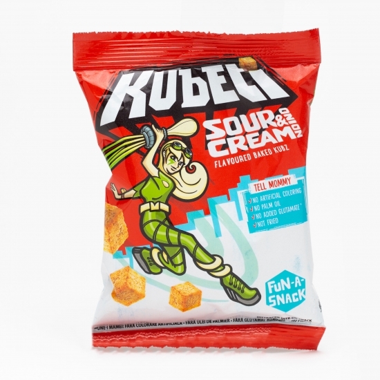 Cuburi din pâine coaptă aromă smântână și ceapă 35g