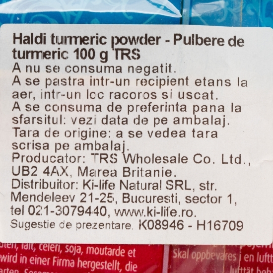 Pulbere de turmeric 100g