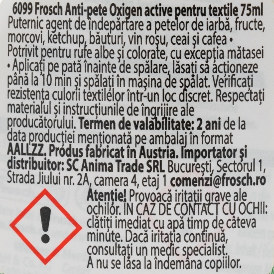 Detergent anti-pete oxigen activ 75ml