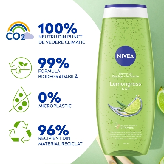 Gel de duș Lemongrass & Oil 0.5l