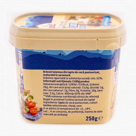 Telemea de vacă felii de sendviș 250g
