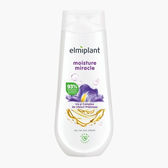 Gel de duș cremă cu iris și uleiuri prețioase Moisture Miracle, 400ml