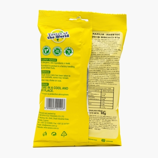 Mix de nuci și crackers Brazilian Mix 95g