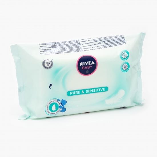 Șerveţele pentru bebeluși, Baby Pure & Sensitive 63 buc