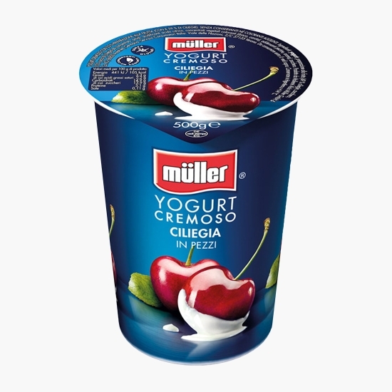 Iaurt cu bucăți de cireșe 500g