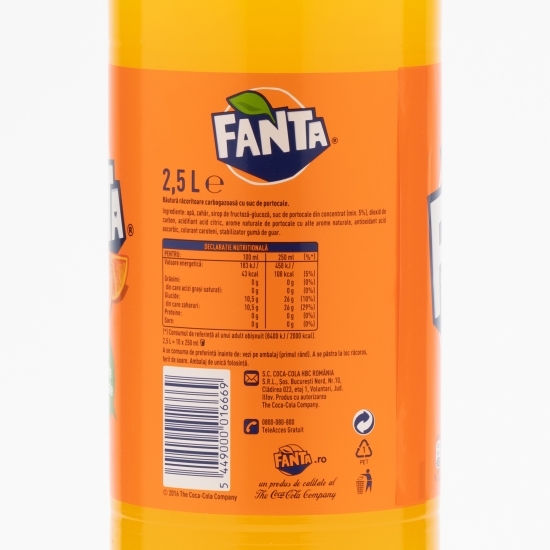 Băutură carbogazoasă portocale 2.5l