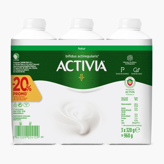 Iaurt de băut natur 3x320g