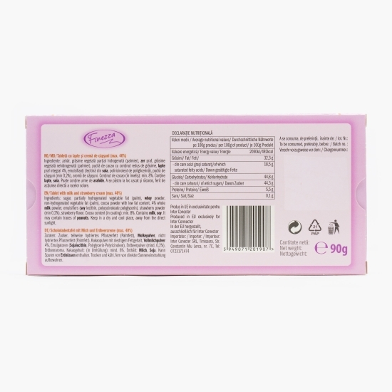 Ciocolată cu aromă de căpșuni Easter 90g