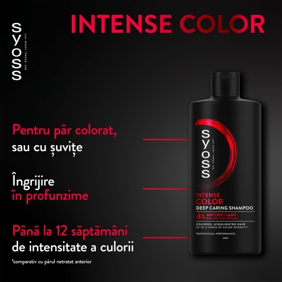 Șampon Intense Color pentru păr vopsit sau cu șuvițe 440ml