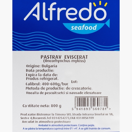 Păstrăv eviscerat 800g