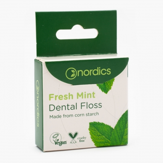 Ață dentară naturală cu mentă 50m