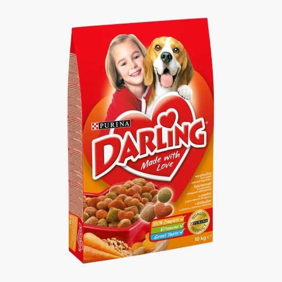 Hrană uscată pentru câini adult, 10Kg, cu pasăre și legume 