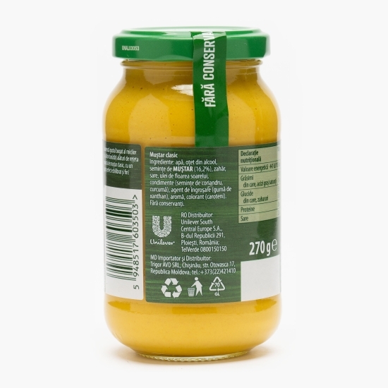 Muștar Clasic 270g