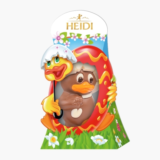 Rață cu umbrelă din ciocolată cu lapte, pictată manual, 75g