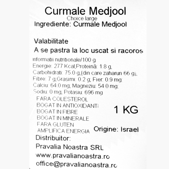 Curmale Medjool choice large 1kg