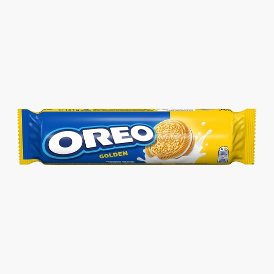Biscuiți Golden cu cremă aromă vanilie 154g