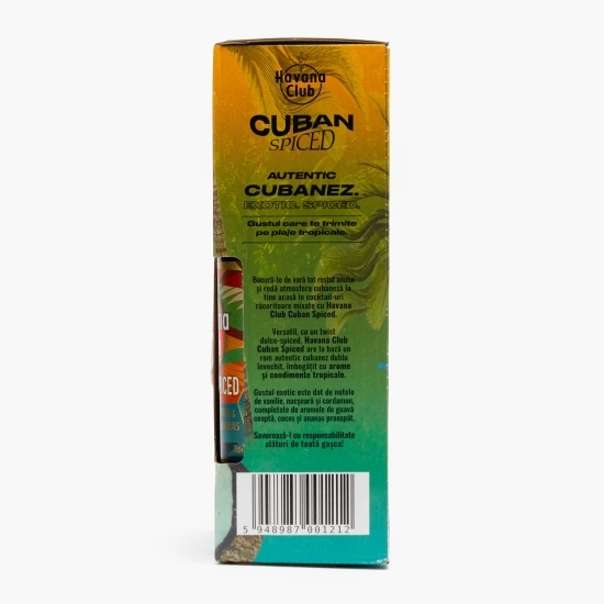 Rom Cuban Spiced 35% alc. 0.7l + 1 pahar