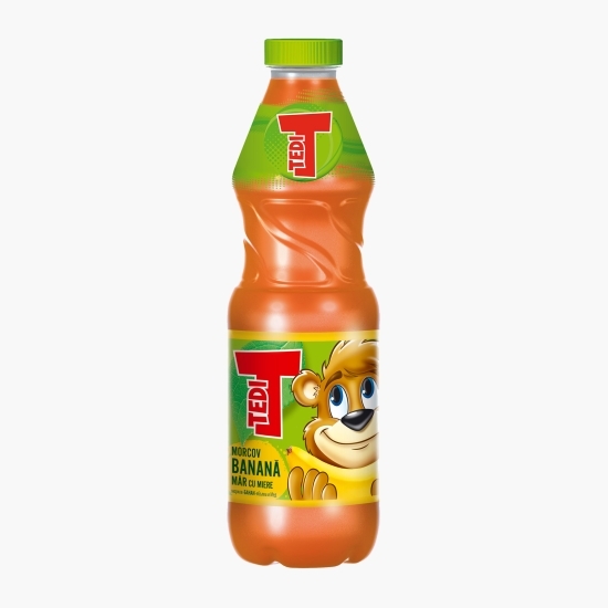 Suc de banană, morcov, măr 0.9l