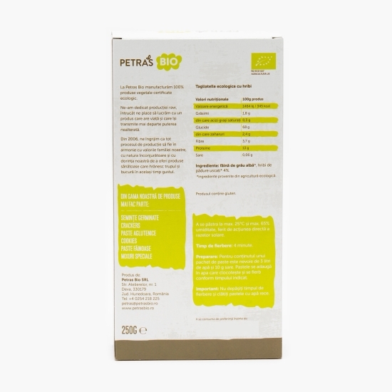 Tagliatelle ecologice cu hribi 250g