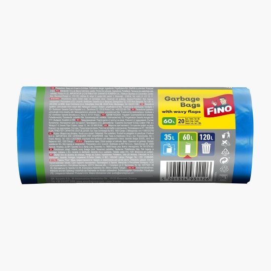 Saci menajeri Easy pack 60l 20 buc