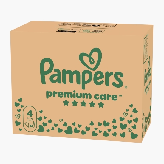 Scutece Premium Care XXL Box, mărimea 4, 9-14kg, 156 buc