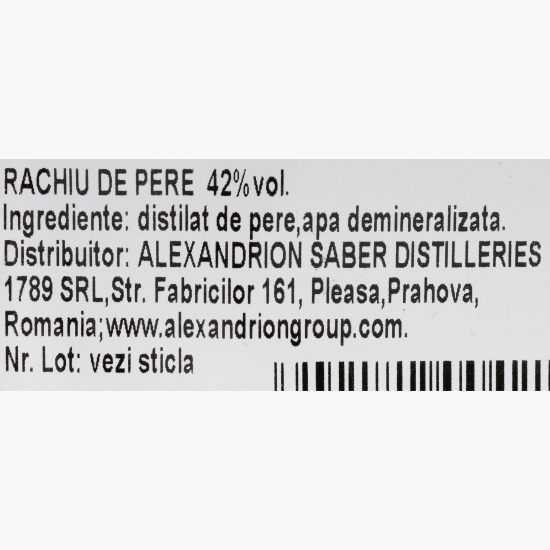 Rachiu de pere Wiliams, 42%, 0.7l