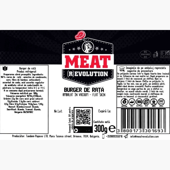 Burgeri de rață 300g