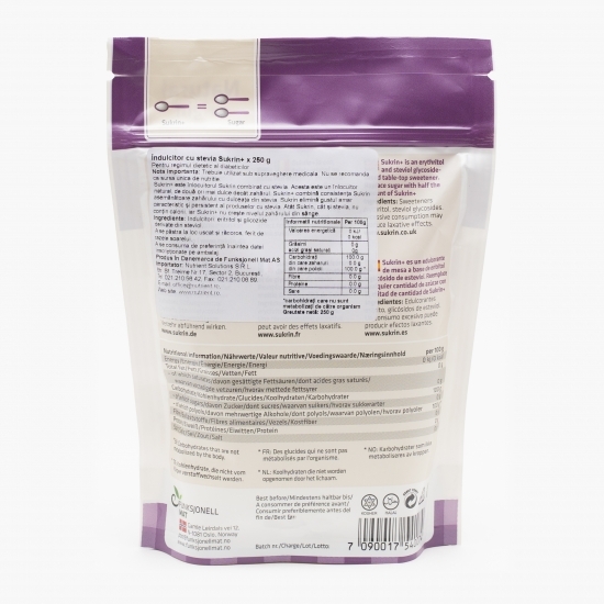 Îndulcitor cu stevia 250g