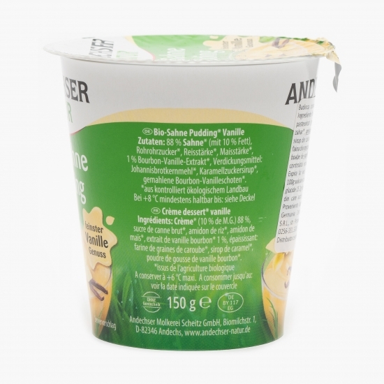 Budincă eco cremoasă vanilie 150g