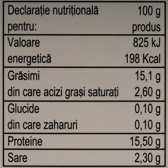 File de păstrăv somonat afumat și feliat 100g