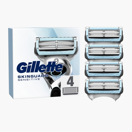 Rezerve aparat de ras SkinGuard Sensitive, 4 buc
