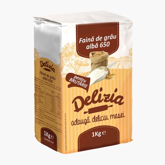 Făină de grâu albă 650 pentru brutărie 1kg
