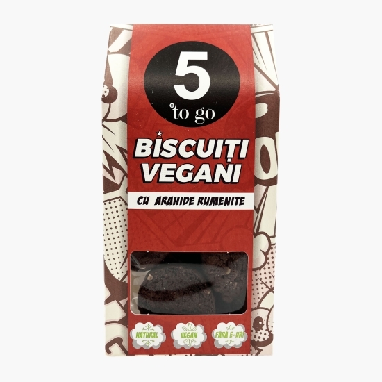 Biscuiți vegani cu arahide rumenite 80g