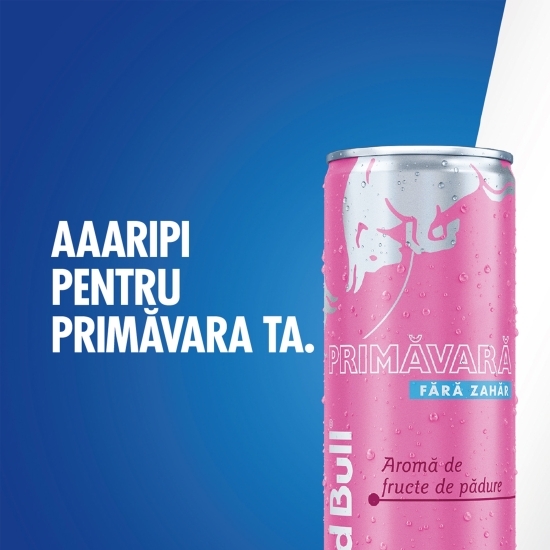 Băutură energizantă cu aroma de fructe de pădure, fără zahăr, 0.25l