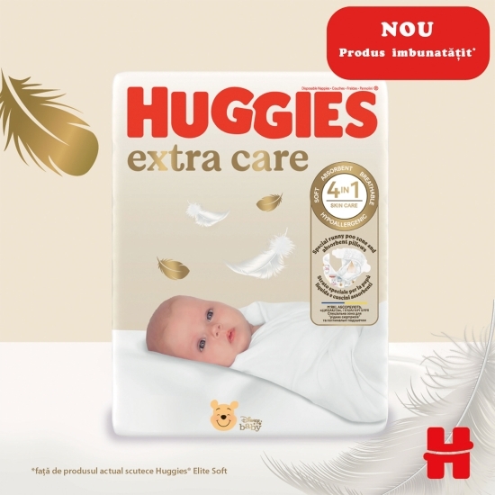 Scutece Extra Care, mărimea 0, Convi, <3.5kg, 25 buc
