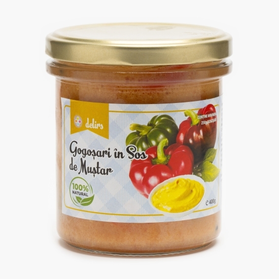 Gogoșari în sos de muștar 400g