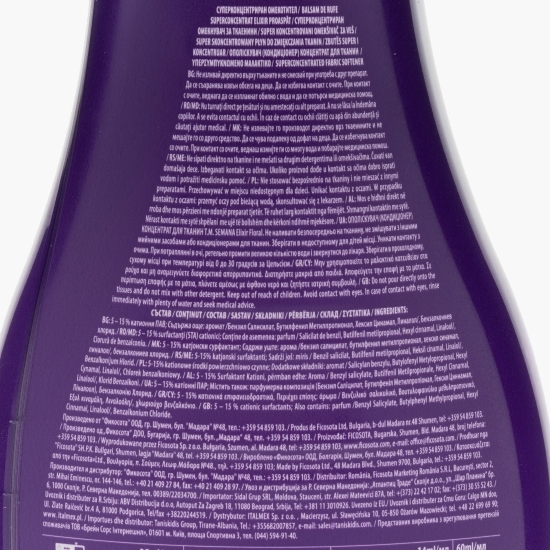 Balsam superconcentrat Elixir 68 spălări 1.7l