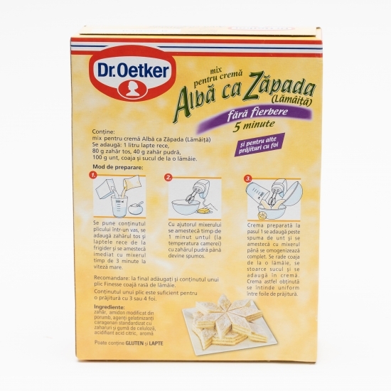 Mix pentru cremă Albă ca Zăpada (Lămâița) 150g