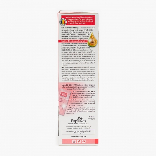 Vopsea permanentă pentru păr Ultra 8.1 blond bej 100ml