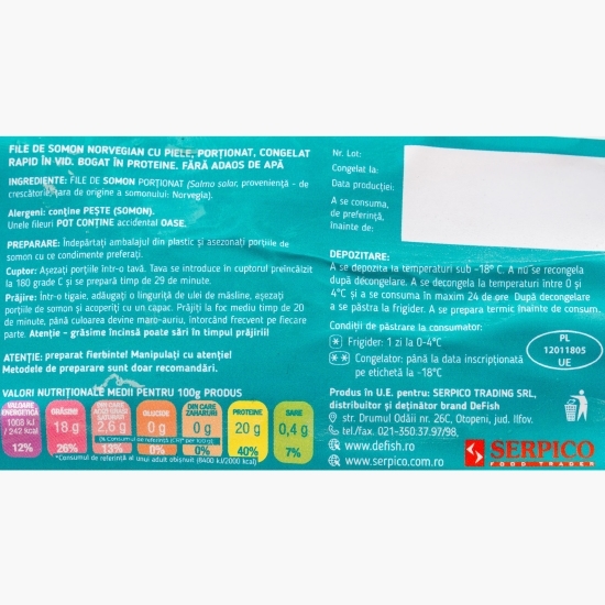 Somon norvegian 2x200g