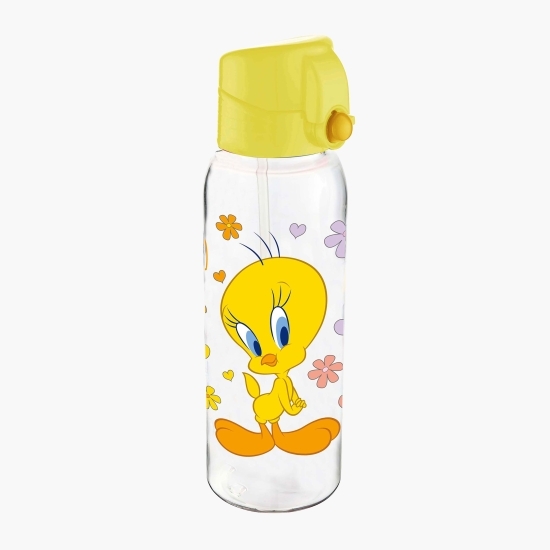 Sticlă pentru apă cu pai, Tweety 500ml