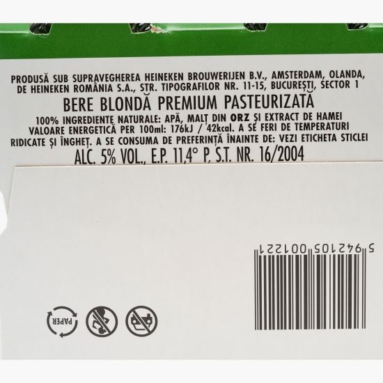 Bere blondă sticlă 6x0.33l