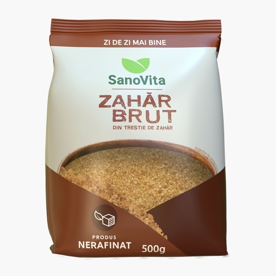 Zahăr brun din trestie de zahăr 500g